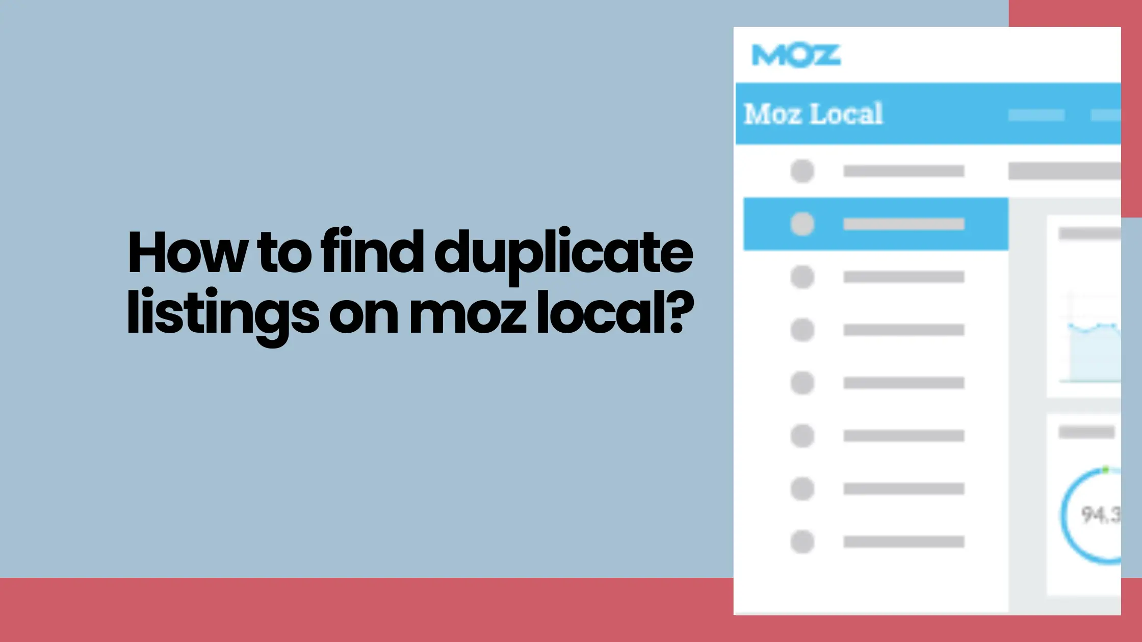 How to Find Duplicate Listings Using Moz Local?