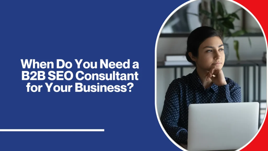 When Do You Need a B2B SEO Consultant for Your Business